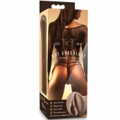 Коричневый мастубратор-вагина Nicole s Kitty - Blush Novelties - в Старом Осколе купить с доставкой