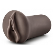 Коричневый мастубратор-вагина Nicole s Kitty - Blush Novelties - в Старом Осколе купить с доставкой