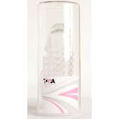 Гелевая прозрачная насадка с 2 отростками - 13 см. - Toyfa Basic - в Старом Осколе купить с доставкой