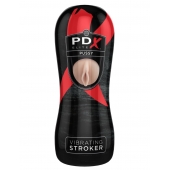 Мастурбатор-вагина Vibrating Pussy Stroker с вибрацией - Pipedream - в Старом Осколе купить с доставкой