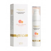 Универсальный массажный гель-смазка Allover Delicious Massage Gel с ароматом персика и аброкоса - 50 мл. - YESforLOV - купить с доставкой в Старом Осколе