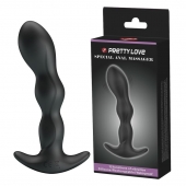 Черный анальный стимулятор простаты с вибрацией Special Anal Massager - 14,5 см. - Baile - в Старом Осколе купить с доставкой