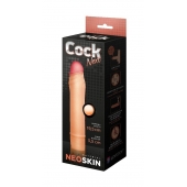 Телесная насадка-удлинитель из неоскин - 19,5 см. - LOVETOY (А-Полимер) - в Старом Осколе купить с доставкой