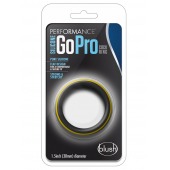 Черно-желтое силиконовое эрекционное кольцо Silicone Go Pro Cock Ring - Blush Novelties - в Старом Осколе купить с доставкой