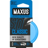 Классические презервативы в железном кейсе MAXUS Classic - 3 шт. - Maxus - купить с доставкой в Старом Осколе