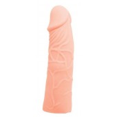 Закрытая телесная насадка-фаллос - 17 см. - Sex Expert - в Старом Осколе купить с доставкой