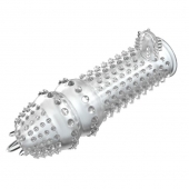 Закрытая прозрачная насадка Crystal sleeve - 14,2 см. - Erowoman-Eroman - в Старом Осколе купить с доставкой