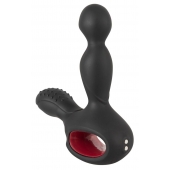Черный вибромассажер простаты с нагревом и ротацией Prostate Plug - 14,5 см. - Orion - в Старом Осколе купить с доставкой