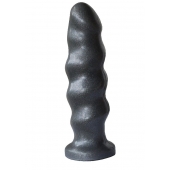 Черная насадка на трусики харнесс Platinum - 16 см. - LOVETOY (А-Полимер) - купить с доставкой в Старом Осколе