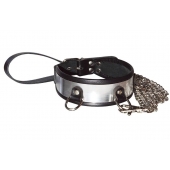 Стильный ошейник с металлическим блеском и поводком - Sitabella - купить с доставкой в Старом Осколе