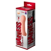 Телесная насадка на Harness с коннектором RED LINE - 13 см. - LOVETOY (А-Полимер) - купить с доставкой в Старом Осколе