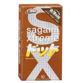 Презервативы Sagami Xtreme FEEL UP с точечной текстурой и линиями прилегания - 10 шт. - Sagami - купить с доставкой в Старом Осколе