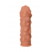 Телесная реалистичная насадка KOKOS Extreme Sleeve 11 с дополнительной стимуляцией - 12,7 см. - KOKOS - в Старом Осколе купить с доставкой