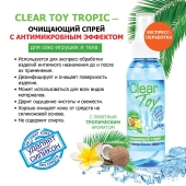 Очищающий спрей для игрушек CLEAR TOY Tropic - 100 мл. - Биоритм - купить с доставкой в Старом Осколе