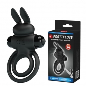 Черное эрекционное кольцо с вибростимуляцией клитора Vibrant Penis Ring III - Baile - в Старом Осколе купить с доставкой