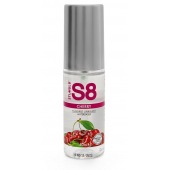 Смазка на водной основе S8 Flavored Lube со вкусом вишни - 50 мл. - Stimul8 - купить с доставкой в Старом Осколе