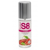 Смазка на водной основе S8 Flavored Lube со вкусом вишни - 125 мл. - Stimul8 - купить с доставкой в Старом Осколе