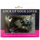 Черные меховые наручники Love с ключиками - Baile - купить с доставкой в Старом Осколе