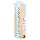 Телесная насадка-удлинитель Silicone Extension - 19 см. - Orion - в Старом Осколе купить с доставкой