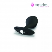 Черная пробка Mystim Rocking Vibe S с возможностью подключения к электростимулятору - 9,7 см. - MyStim - купить с доставкой в Старом Осколе