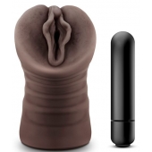 Коричневый мастурбатор-вагина Alexis - Blush Novelties - в Старом Осколе купить с доставкой