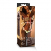Коричневый мастурбатор-ротик Heather - Blush Novelties - в Старом Осколе купить с доставкой