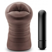 Коричневый мастурбатор-ротик Renee - Blush Novelties - в Старом Осколе купить с доставкой