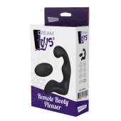 Черный вибромассажер простаты REMOTE BOOTY PLEASER - Dream Toys - в Старом Осколе купить с доставкой