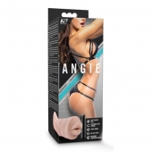 Телесный мастурбатор-ротик Angie - Blush Novelties - в Старом Осколе купить с доставкой