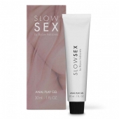 Лубрикант на водной основе Slow Sex Anal Play Gel - 30 мл. - Bijoux Indiscrets - купить с доставкой в Старом Осколе