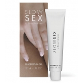 Гель для мастурбации с ароматом кокоса Slow Sex Finger Play Gel - 30 мл. - Bijoux Indiscrets - купить с доставкой в Старом Осколе