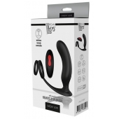 Черный массажер простаты REMOTE P-PLEASER - Dream Toys - в Старом Осколе купить с доставкой