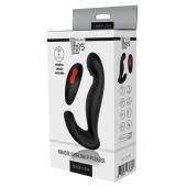 Черный вибромассажер простаты SWIRLING P-PLEASER - Dream Toys - в Старом Осколе купить с доставкой