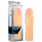 Телесная насадка-удлинитель на пенис PERFORMANCE 1.5INCH COCK XTENDER - 16 см. - Blush Novelties - в Старом Осколе купить с доставкой