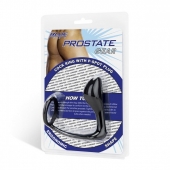 Стимулятор простаты с фиксацией эрекционным кольцом Prostate Gear - BlueLine - в Старом Осколе купить с доставкой