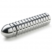 Рельефный фаллос для интенсивного электросекса Groovey George - 20 см. - MyStim - купить с доставкой в Старом Осколе