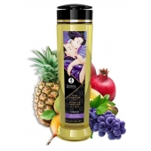 Массажное масло Libido Exotic Fruits с ароматом экзотических фруктов - 240 мл. - Shunga - купить с доставкой в Старом Осколе