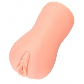 Телесный вибромастурбатор-вагина с рельефом EMILY AUTO - KOKOS - в Старом Осколе купить с доставкой