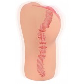 Телесный мастурбатор-вагина с рельефом BELLANA - KOKOS - в Старом Осколе купить с доставкой