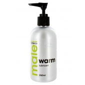 Лубрикант с согревающим эффектом MALE Cobeco Warm Lubricant - 250 мл. - Cobeco - купить с доставкой в Старом Осколе