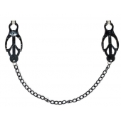 Зажимы на соски Darkside с цепочкой - Lola Games - купить с доставкой в Старом Осколе