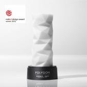 Белый 3D мастурбатор POLYGON - Tenga - в Старом Осколе купить с доставкой