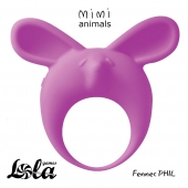 Фиолетовое эрекционное кольцо Fennec Phil - Lola Games - в Старом Осколе купить с доставкой