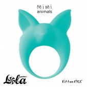 Зеленое эрекционное кольцо Kitten Kyle - Lola Games - в Старом Осколе купить с доставкой