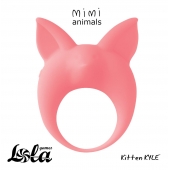 Оранжевое эрекционное кольцо Kitten Kyle - Lola Games - в Старом Осколе купить с доставкой