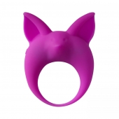 Фиолетовое эрекционное кольцо Kitten Kyle - Lola Games - в Старом Осколе купить с доставкой