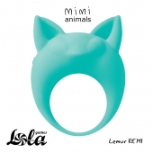 Зеленое эрекционное кольцо Lemur Remi - Lola Games - в Старом Осколе купить с доставкой