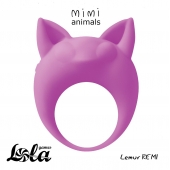 Фиолетовое эрекционное кольцо Lemur Remi - Lola Games - в Старом Осколе купить с доставкой