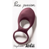 Бордовое эрекционное виброкольцо Daydream - Lola Games - в Старом Осколе купить с доставкой