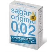 Ультратонкие презервативы Sagami Original 0.02 Extra Lub с увеличенным количеством смазки - 3 шт. - Sagami - купить с доставкой в Старом Осколе